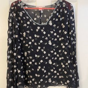 Rebecca Taylor  size 4 long sleeve blouse